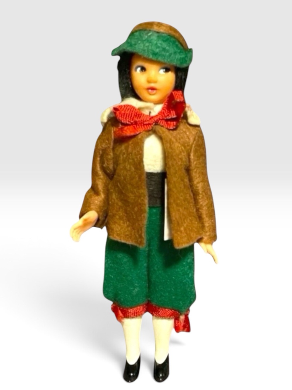 Lenci Torino Doll" MILANO" 6.5” Regional Fabric Costume Vintage Italy